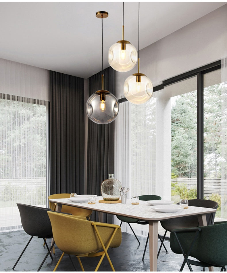 Nordic Glass Pendant Lights