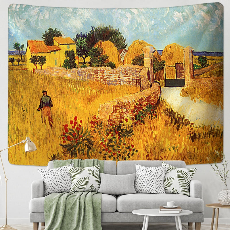 Van Gogh Print Blanket