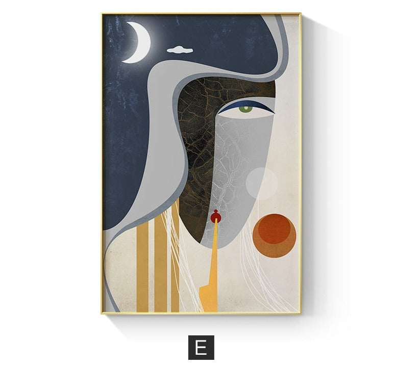 Modern Figure Abstract Canvas