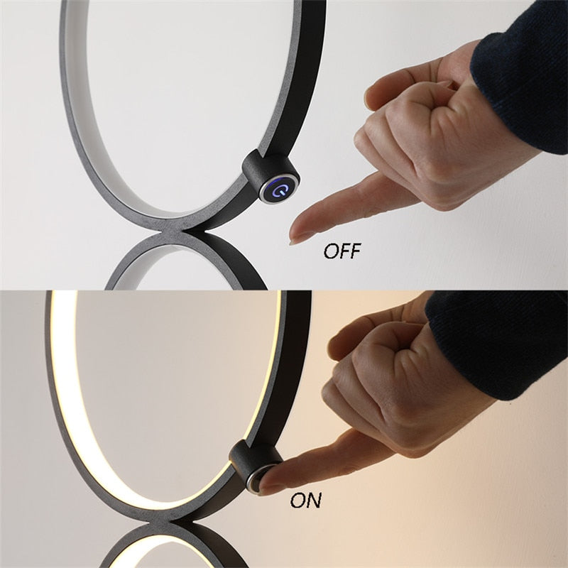 Modern Ring Touch Switch LED