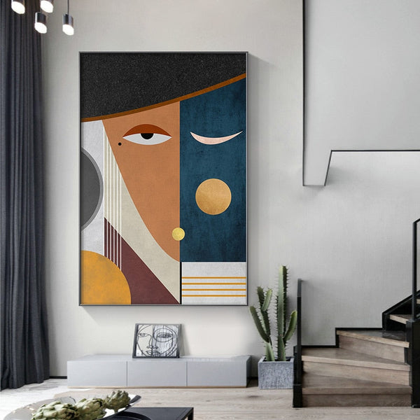 Modern Figure Abstract Canvas