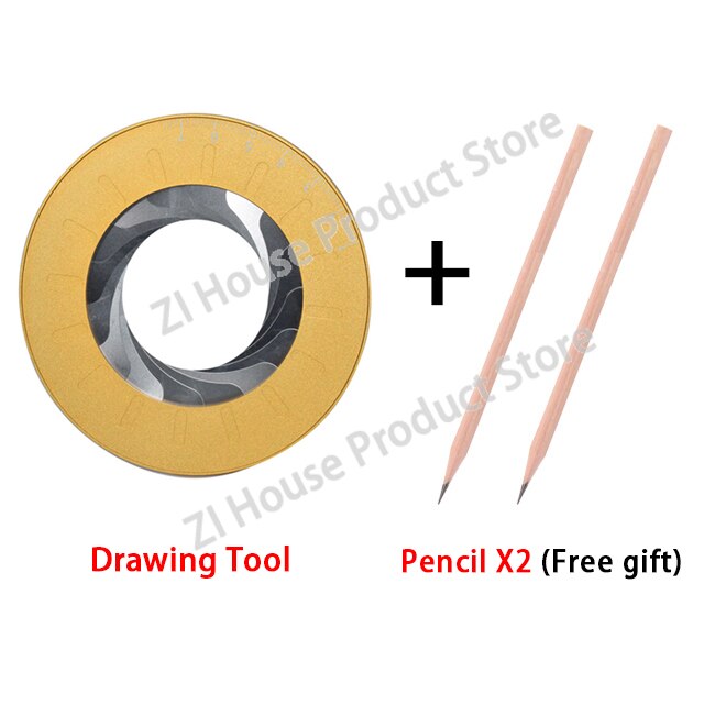 Measuring Round Compass Stretch Ruler