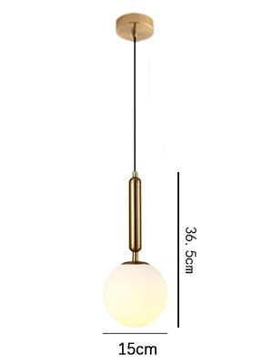 Nordic Glass Ball Pendant Lights