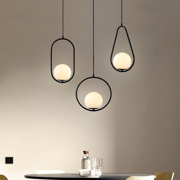 Nordic Glass Ball Pendant Lights