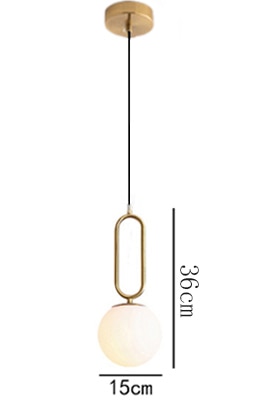 Nordic Glass Ball Pendant Lights