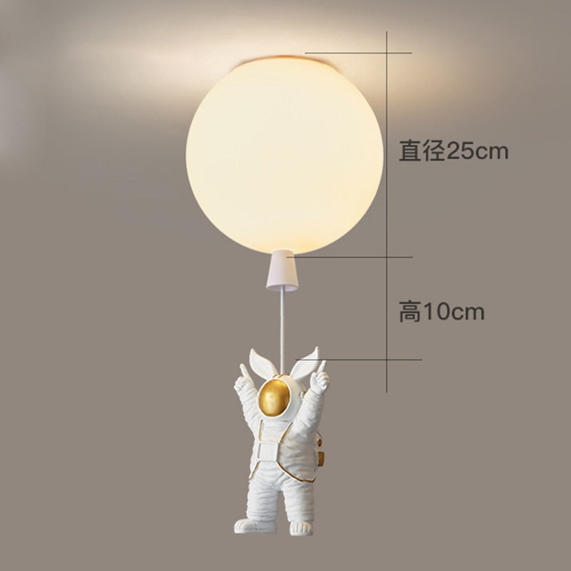 Cartoon Astronaut Hanging Lamp