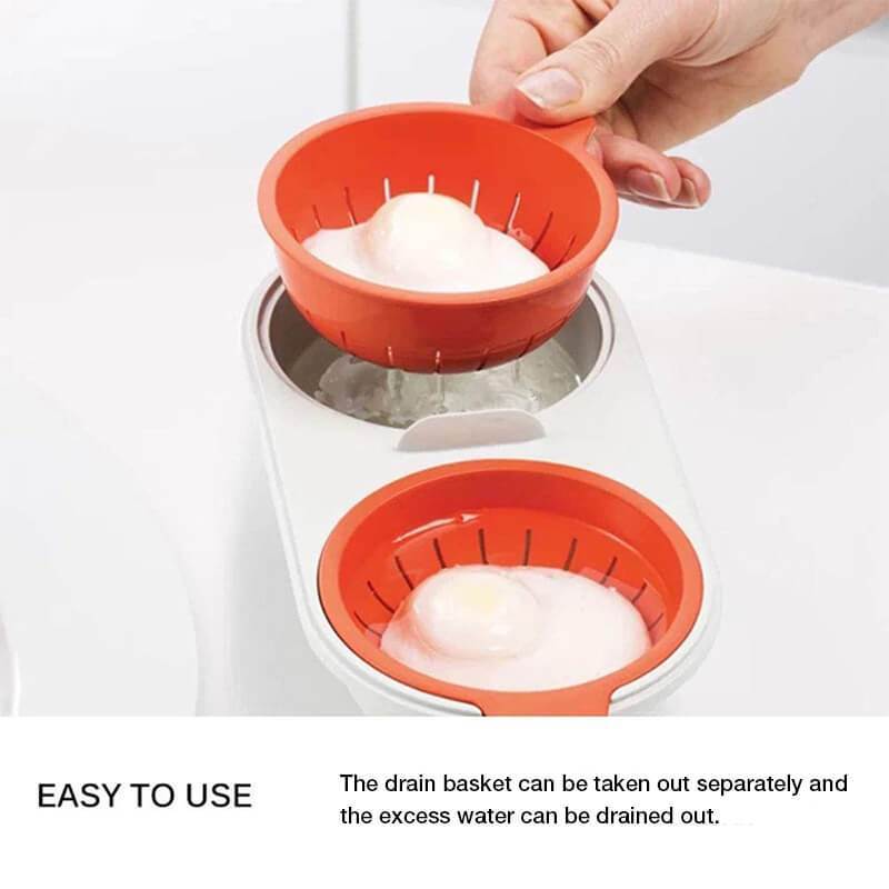 Edible Silicone Drain Egg Boiler