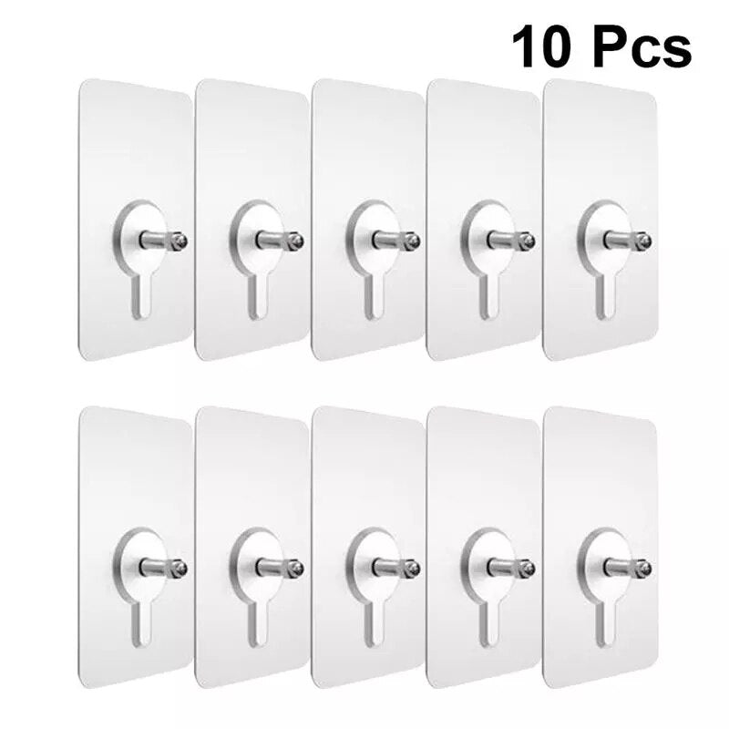 Punch-Free Non-Marking Screw Stickers Wall