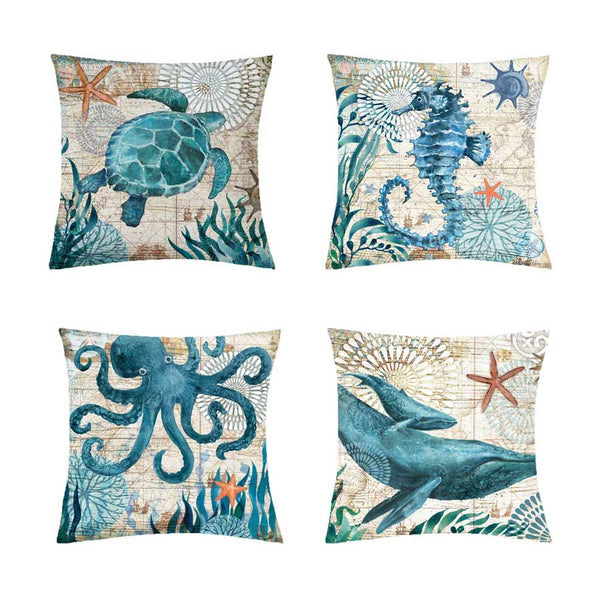 Turtle Sea Style Pillow Case