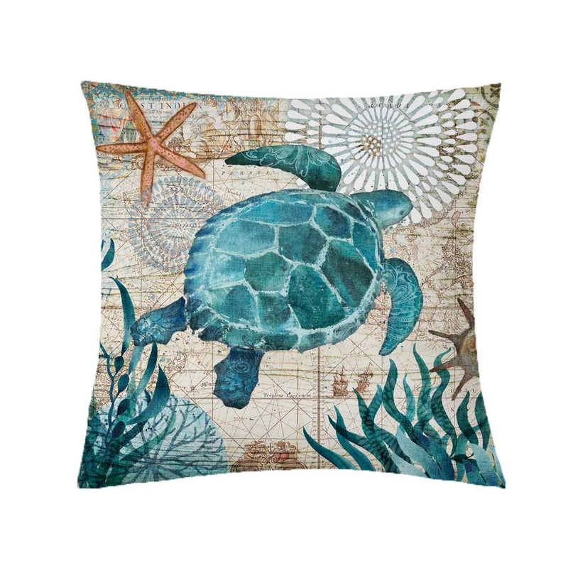 Turtle Sea Style Pillow Case