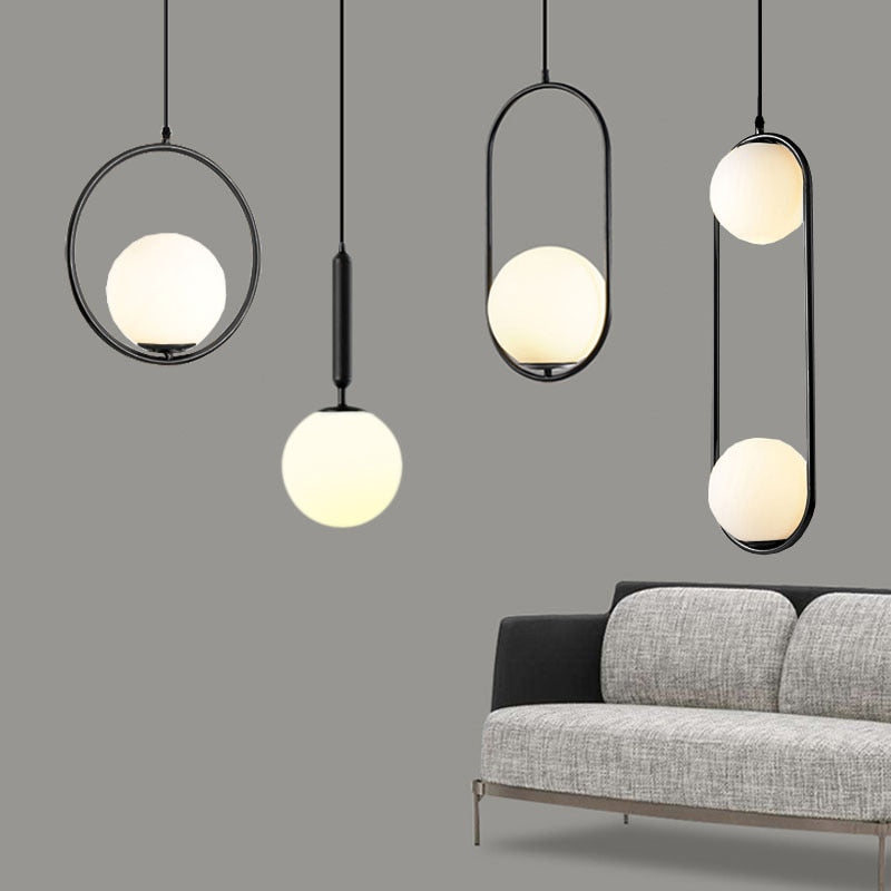 Nordic Glass Ball Pendant Lights