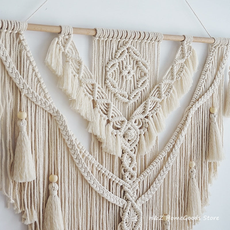 Nordic Bohemian Macrame Tapestry