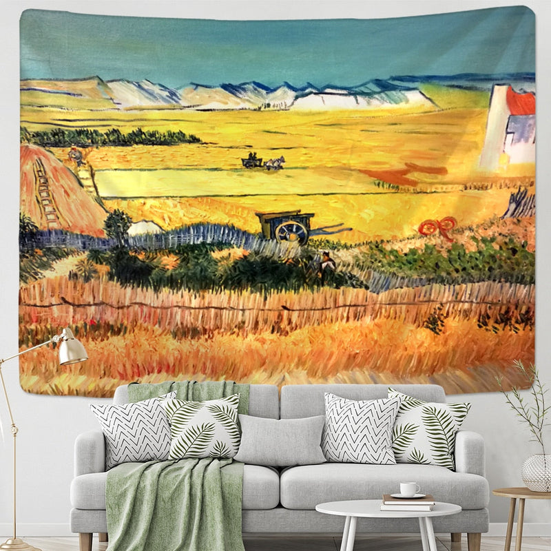 Van Gogh Print Blanket