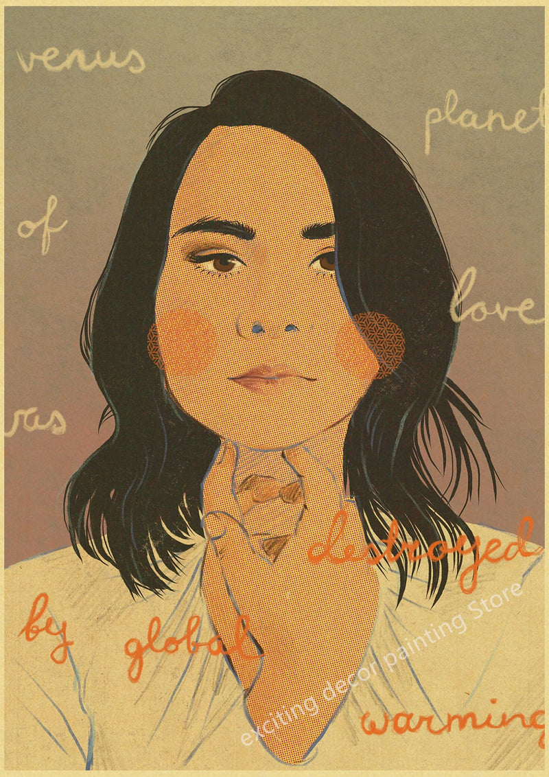 Singer Mitski Posters Wall Paintings