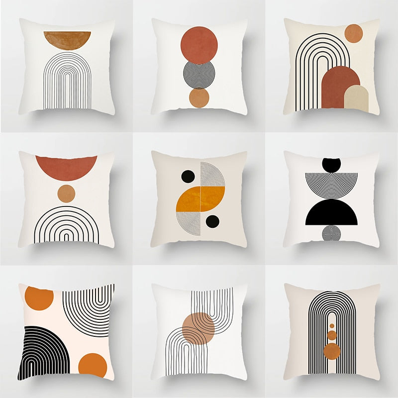 Abstract Geometry Decorative Pillow