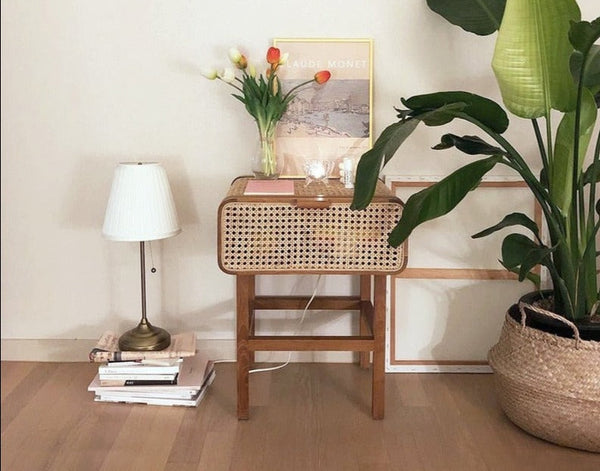 Wuli Rattan Bedside