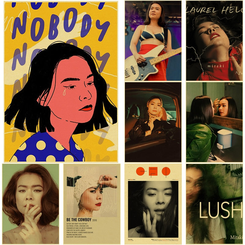 Singer Mitski Posters Wall Paintings