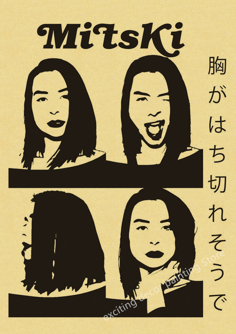 Singer Mitski Posters Wall Paintings