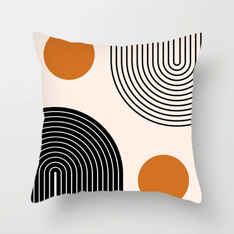 Abstract Geometry Decorative Pillow