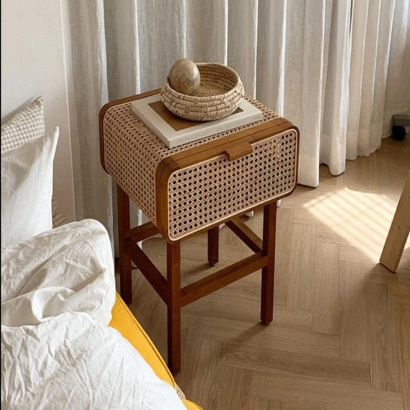 Wuli Rattan Bedside