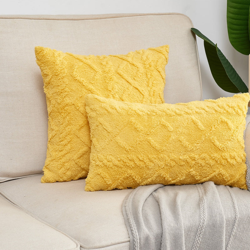 Retro Fluffy Soft Throw Pillow