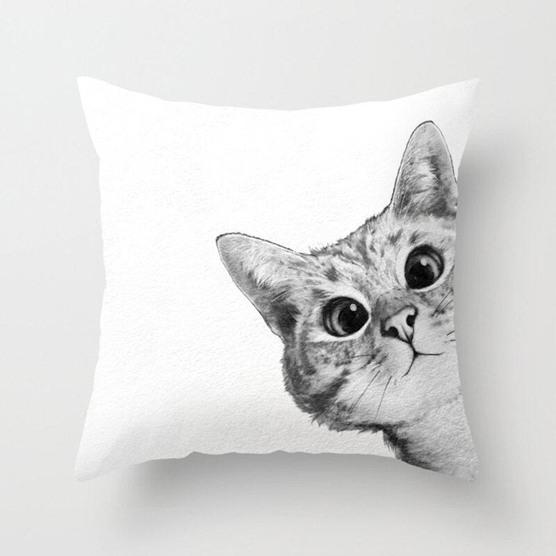 Lovely Cat Pillow Case