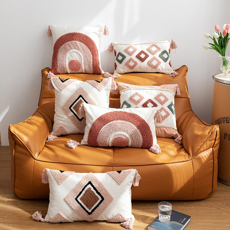 Moroccan Style Tufted Cushion