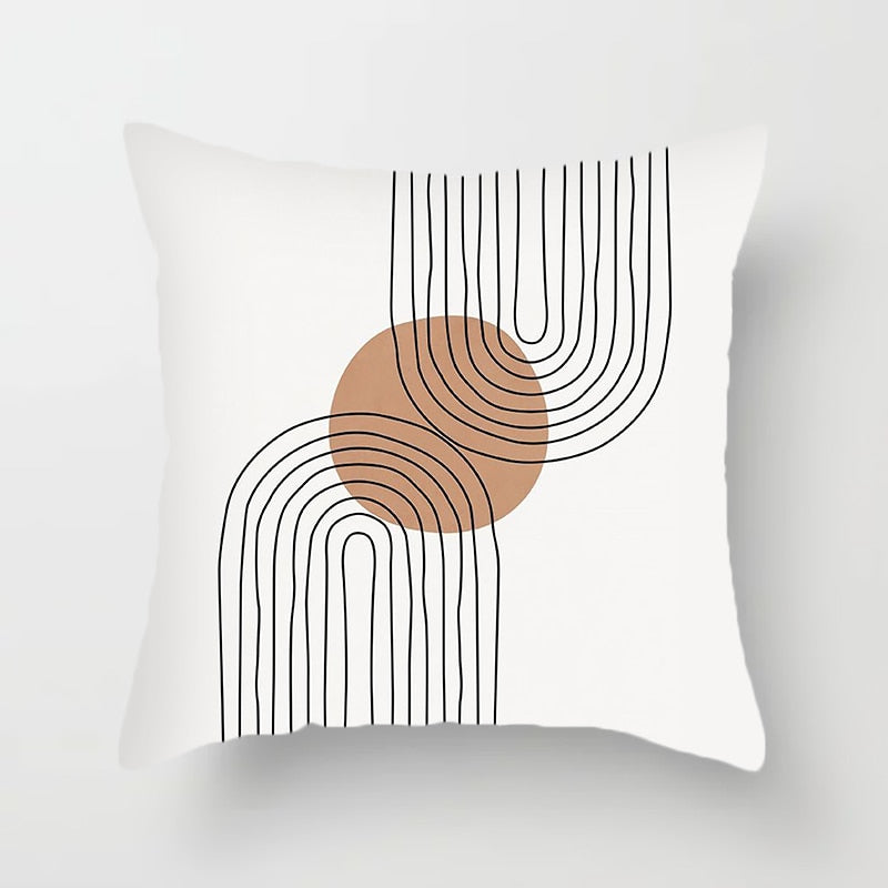 Abstract Geometry Decorative Pillow