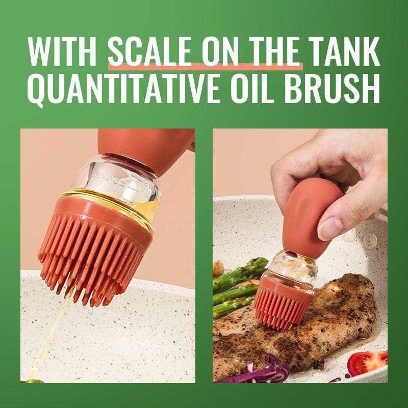 Portable Cooking Seasoning Oil Bottle With Silicone Brush