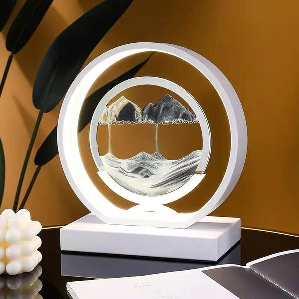 Hourglass Quicksand Painting Table Lamp